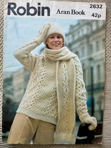 Robin vintage aran knitting - robin,