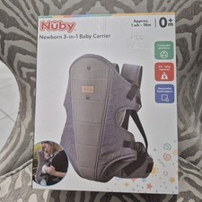 Nuby Newborn 3-in-1 Baby Carrier, 0-18 Months, BNIB