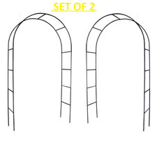 2X 2.4M Garden Arch Trellis