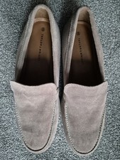 Taylor And Wright Mens Size 10 Slip On Suede Shoes Mushroom Colour. Brand New.
