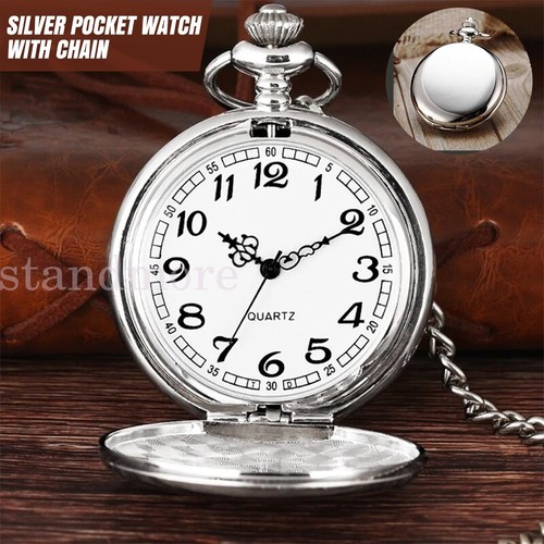 Vintage quartz silver pocket - vintage,