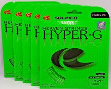 Solinco HyperG Tennis String-1.05mm,1.10mm,1.15mm,1.20mm,1.25mm-New with packing