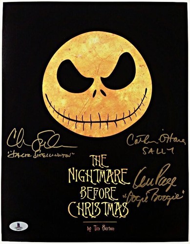 Nightmare before xmas signed - nightmare,