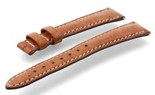 14mm Genuine Jaeger-LeCoultre Tan Brown Calf Leather Watch Strap Band 14-12mm