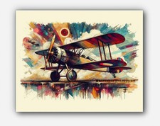 Vintage airplane WWI Royal