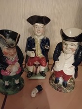 3, 19THCENTURY TOBY JUGS , AF