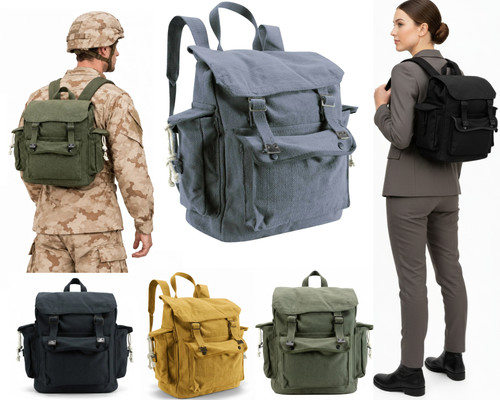 Canvas web rucksack - canvas, pack