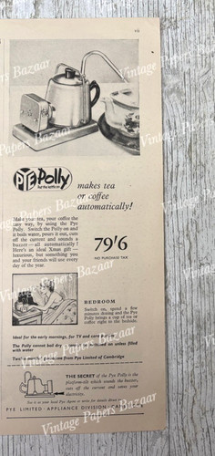 Pye polly automatic tea - polly, coffee