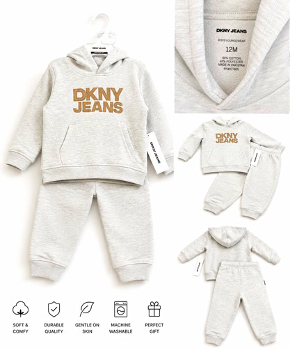 Dkny jeans grey - 2pc, logo