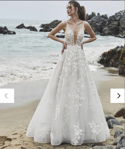 Calla blanche wedding dress - wedding,