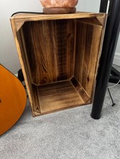 Wooden Crate Wood (Net drilled hole in bottom)