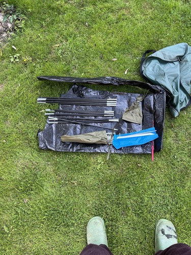 Two man tent used - two,