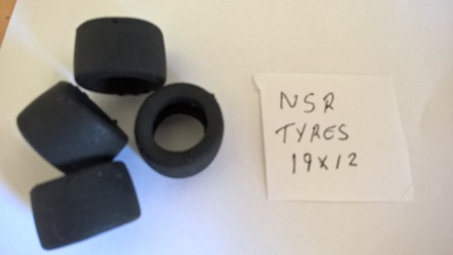 Scalextric nsr slot - scalextric, tyres