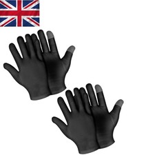 Black Cotton Gloves for