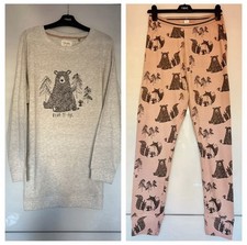 NEXT Ladies Pink Bear Woodland