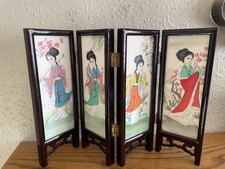 Vintage Japanese 4 Panelled