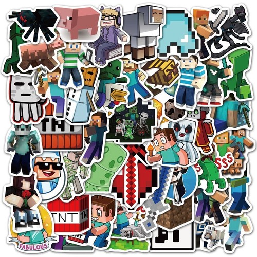 50pcs minecraft creep stickers - 50pcs,