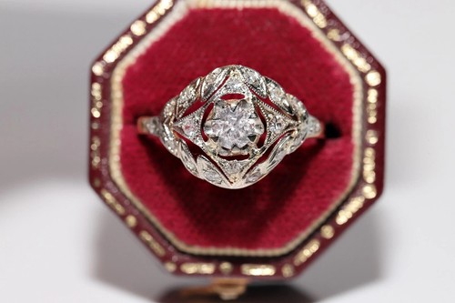 Art deco style round cut - style,
