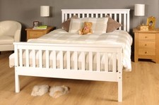 King Size Bed White 5ft