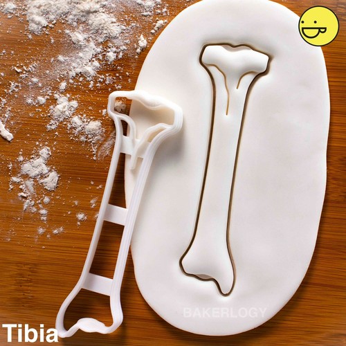 Tibia bone cookie cutter - tibia,