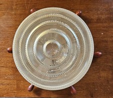 1940 Vintage Heavy Glass Ship