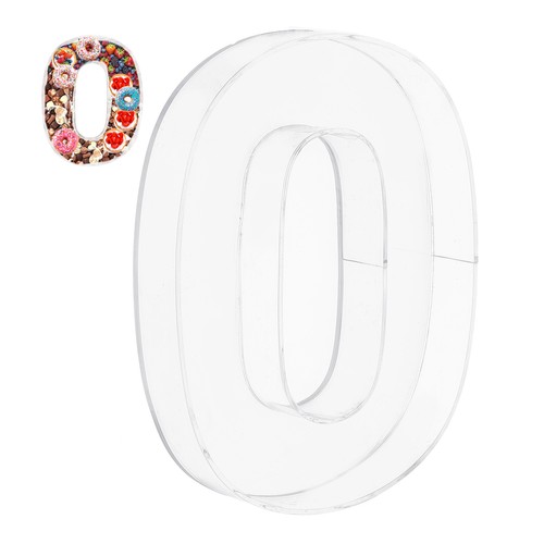 Acrylic number box 0 - 10",