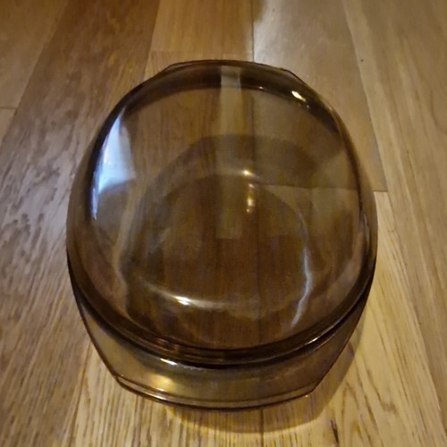 Brown tinted glass - tinted, round