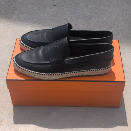 Hermès men black leather - men’s,