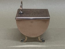 Arts And Crafts Copper & Brass Tea Caddy Picard Of London C1890