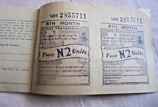 VINTAGE BRITISH POST WARMOTOR FUEL PETROL RATION BOOK + CLASSIC R A C BADGE PLAS