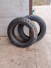 2 Worn Rear MF 35 Grass Tyres 11.2/10-28