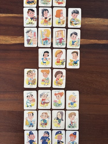 Happy families card game - families,