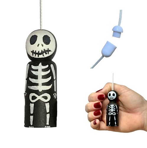 Hand painted wooden skeleton - hand,