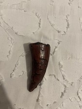 T Rex Din Tooth Replica Fossil Life Size 8.1cm long 3.5cm wide National Geograph