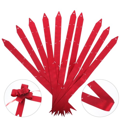 Pcs red mini pull bows - red,