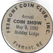 1982, Fremont Nebraska Coin