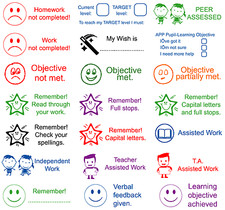 Teacher Rubber Stamps Self