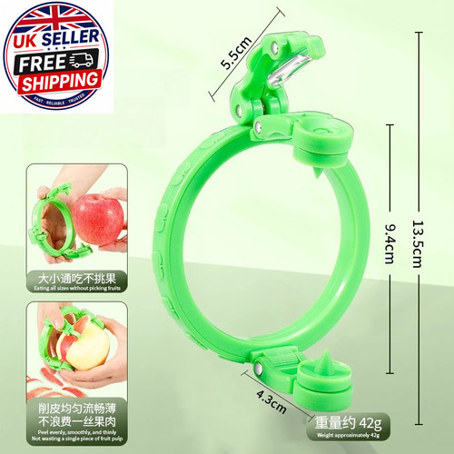 Handheld rotary apple - handheld, peeler