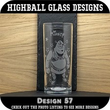 Shrek Highball Glass Designs
