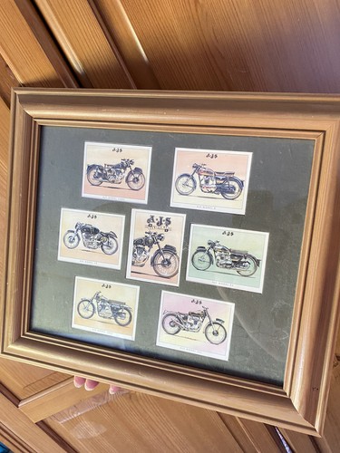Vintage ajs motorcycle - vintage,