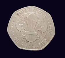 50P COIN  2007 THE CENTENARY