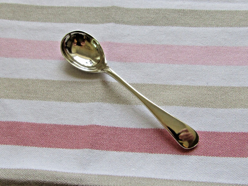 Mustard spoon sterling silver - mustard,