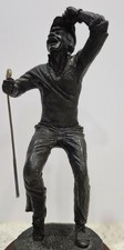 LARGE BRONZE RESIN  GOLFER
