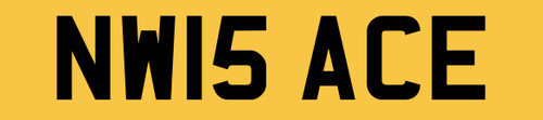 Number plate private - nw,