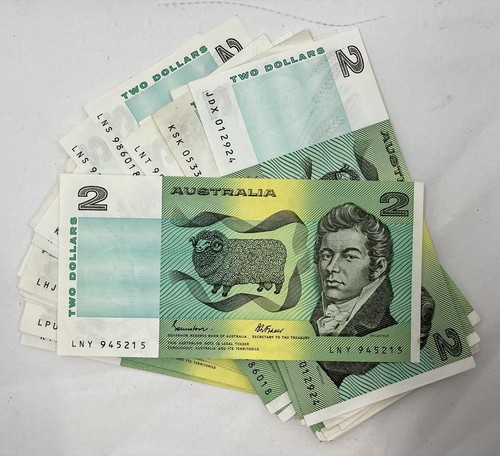 Australian paper note - australian, $2