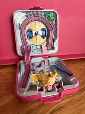 Vintage Bluebird 1989 Polly Pocket Pollyworld Funfair Playset Compact 1 Figure 