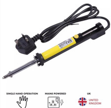 40W Heated Desoldering Pump - Solder Sucker Vacuum Repair Tool Plunger 240v.