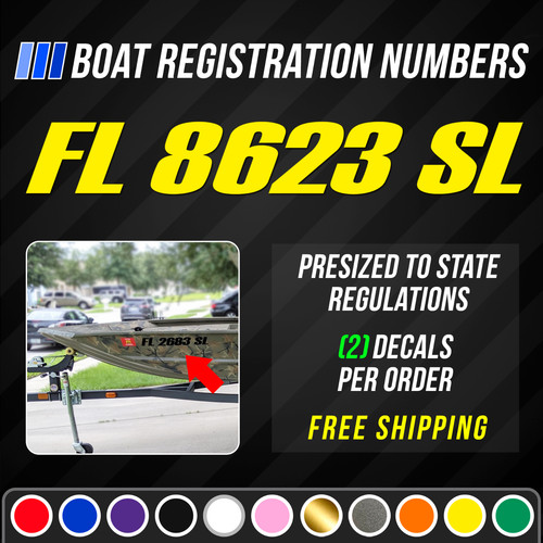 Boat registration hull numbers - hull,