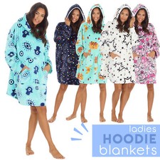 Ladies Oversized Hooded