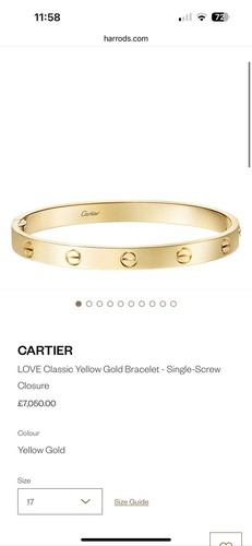 Cartier love bracelet - cartier,